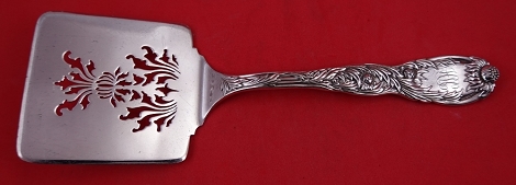 Waffle Server pierced w/ chrysanthemum  9